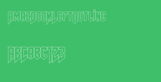 AmazDooMLeftOutline