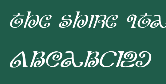 The Shire Italic
