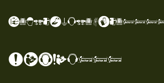 FontsVectorIso7010Mandatory