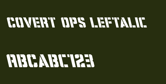 Covert Ops Leftalic