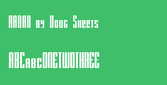 RADAR by Doug Sheets