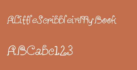 ALittleScribbleinMyBook