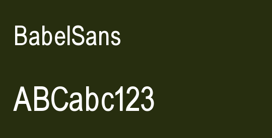BabelSans