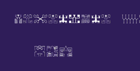 Polynesien Etua font