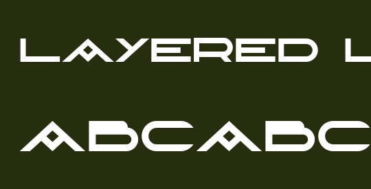 Layered Letters