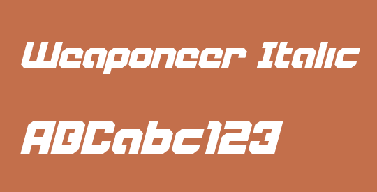 Weaponeer Italic