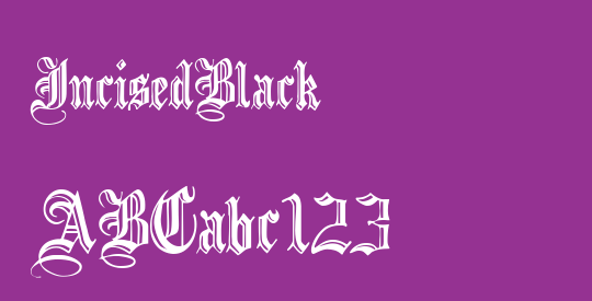 IncisedBlack