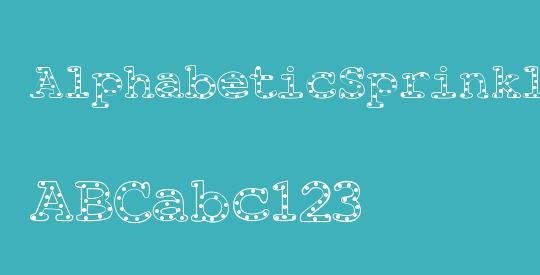 AlphabeticSprinkles
