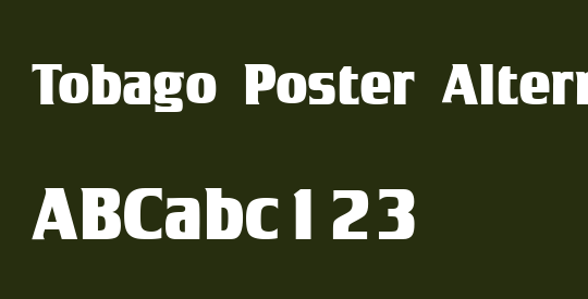 Tobago Poster Alternate