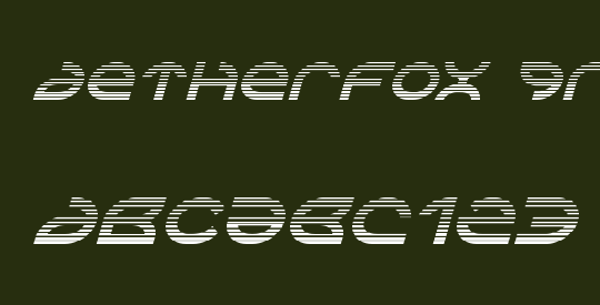 Aetherfox Gradient Italic