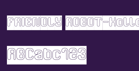 FRIENDLY ROBOT-Hollow-Inverse