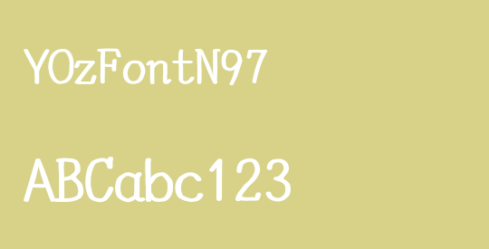 YOzFontN97
