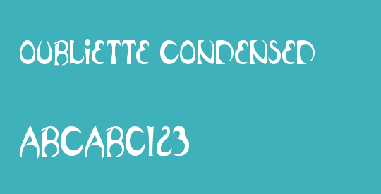 Oubliette Condensed