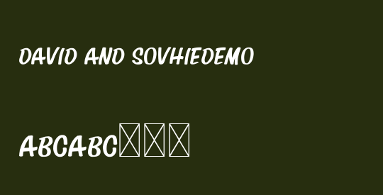 David And SovhieDEMO