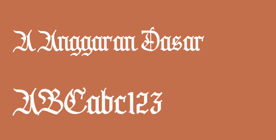 A Anggaran Dasar