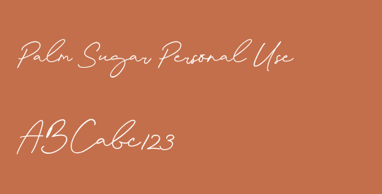 Palm Sugar Personal Use