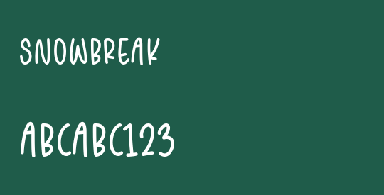SNOWBREAK