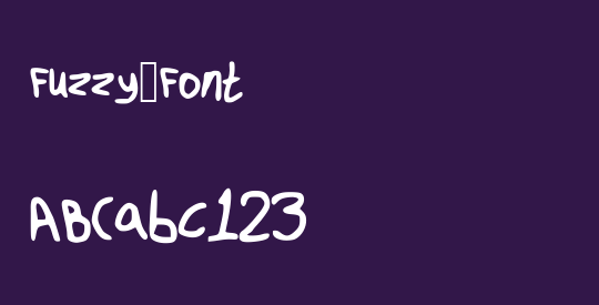 Fuzzy_Font