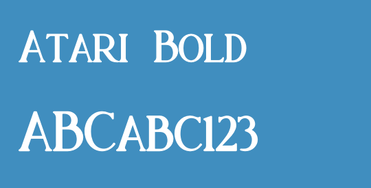 Atari Bold