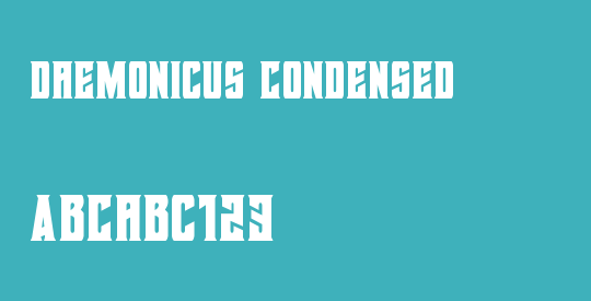Daemonicus Condensed