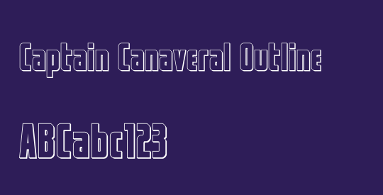 Captain Canaveral Outline