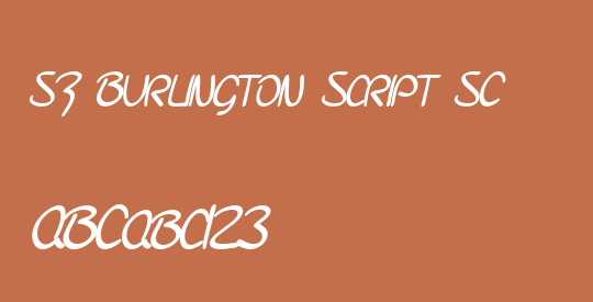 SF Burlington Script SC