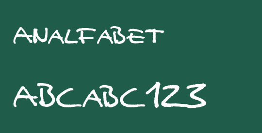 Analfabet