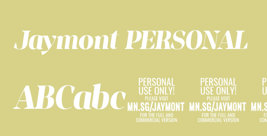 Jaymont PERSONAL