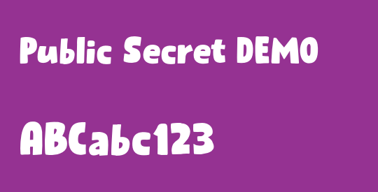 Public Secret DEMO