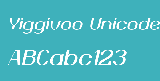 Yiggivoo Unicode 