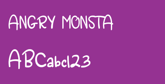 ANGRY MONSTA