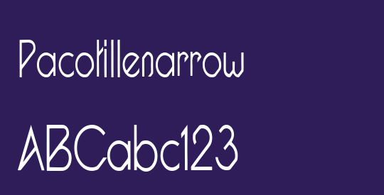 Pacotillenarrow