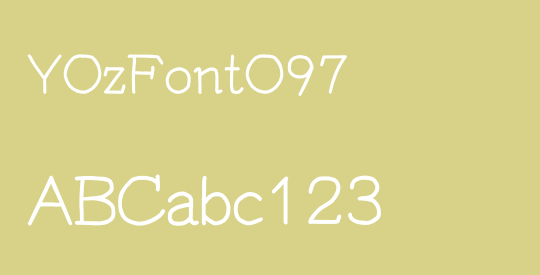 YOzFontO97