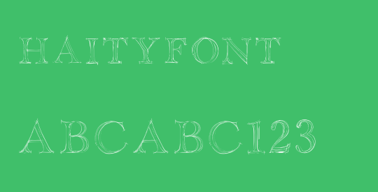 Haityfont