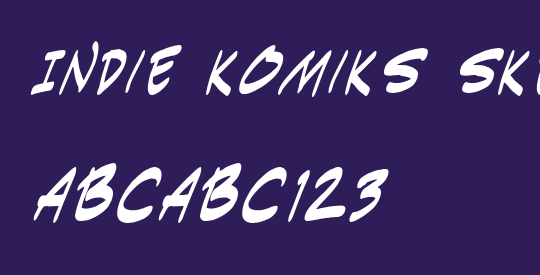 Indie Komiks Sketch