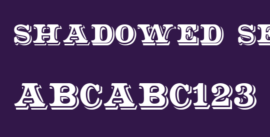 Shadowed Serif