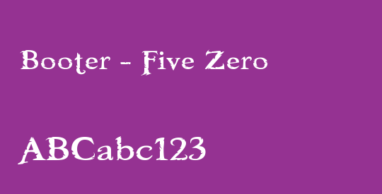 Booter - Five Zero