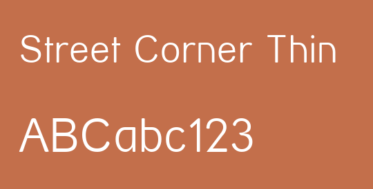 Street Corner Thin