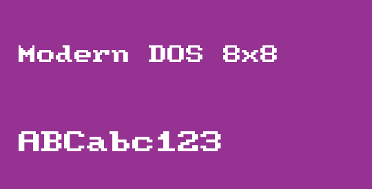 Modern DOS 8x8