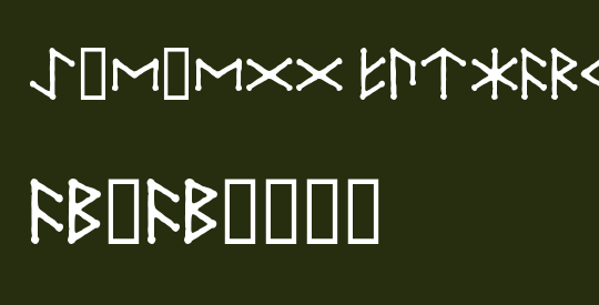 Ice-egg Futhark Runes