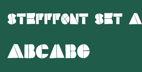 Stefffont Set A