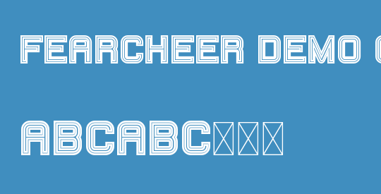 Fearcheer Demo Outline