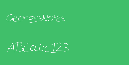 GeorgesNotes