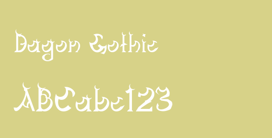 Dagon Gothic