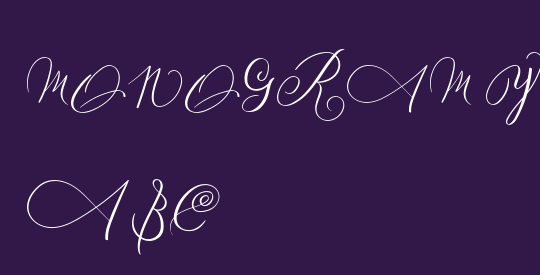 MONOGRAM Y