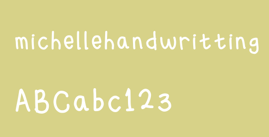 michellehandwritting