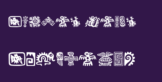 Aztecs Icons