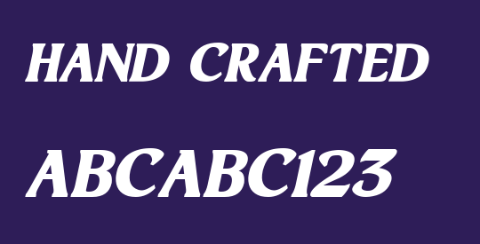Hand Crafted