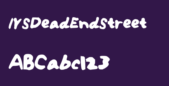 IYSDeadEndStreet
