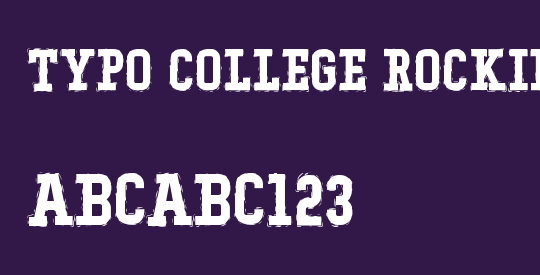 Typo College Rocking Demo